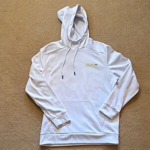 Under Armour Men's White Hoodie with Logo